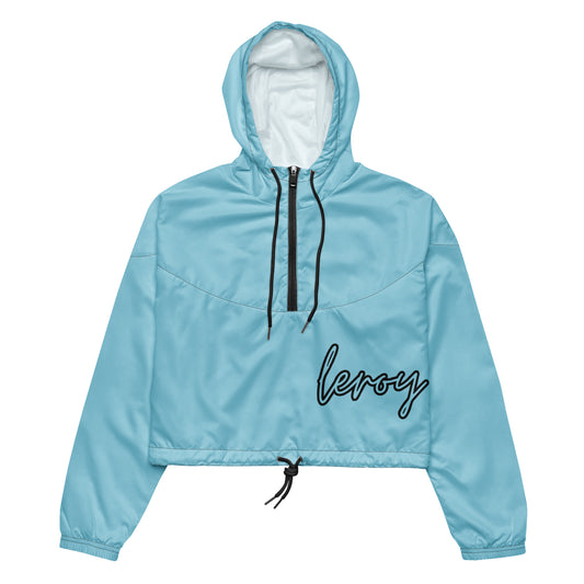 ZIGGY cropped hooded windbreaker