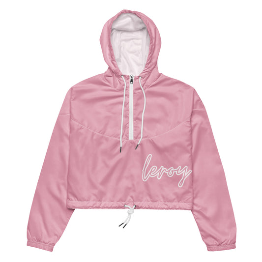 ZIGGY cropped hooded windbreaker