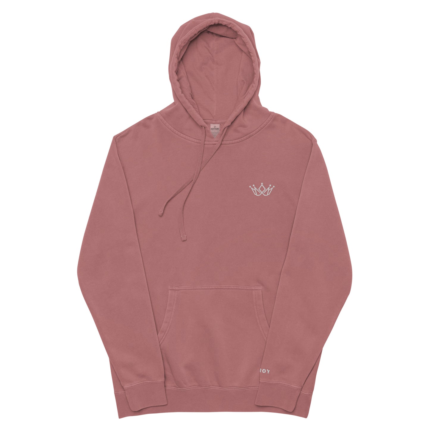 CROWN pigment-dyed hoodie