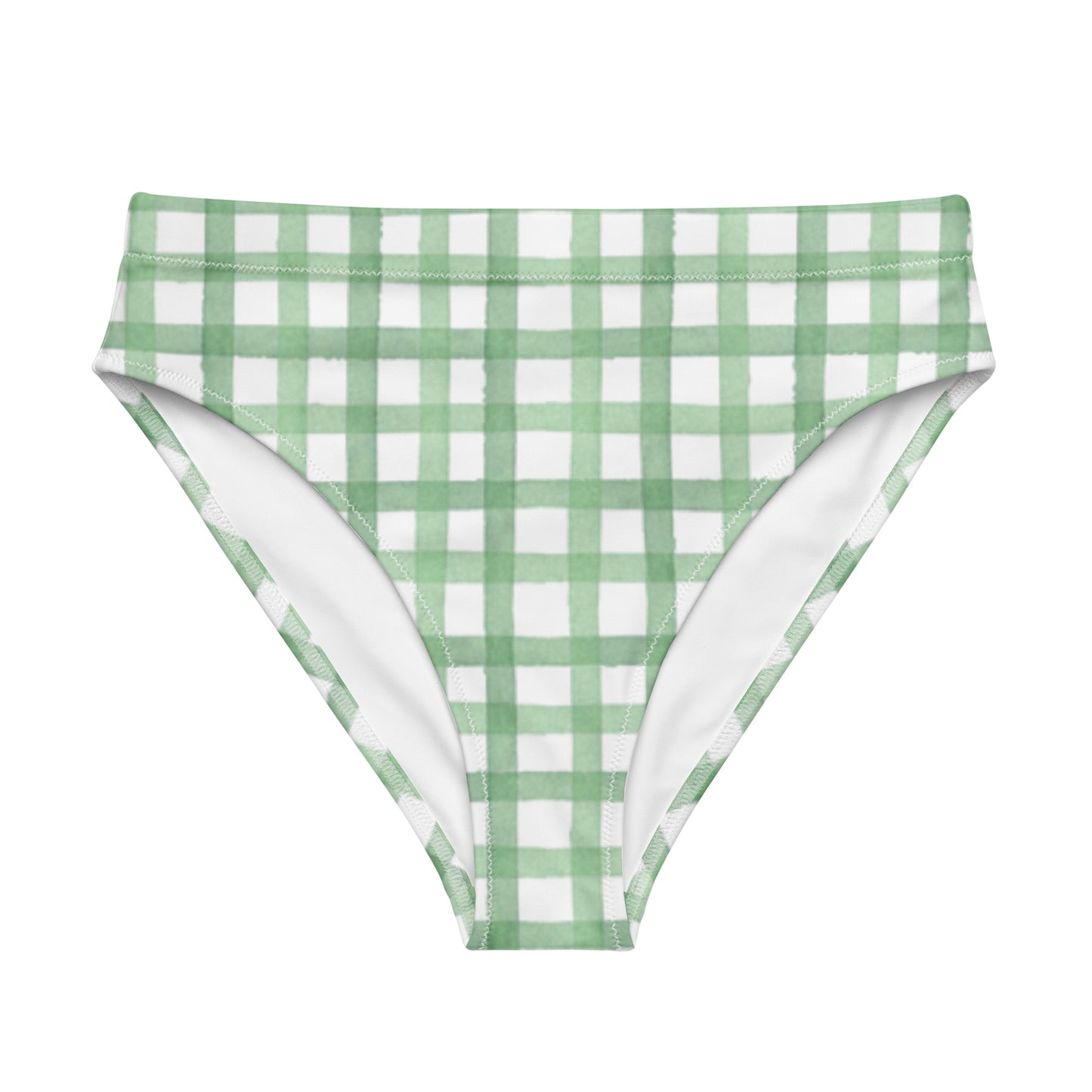 CHECKMATE high-waisted bikini bottom