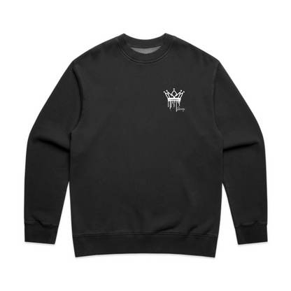 DRIP faded crew sweatshirt