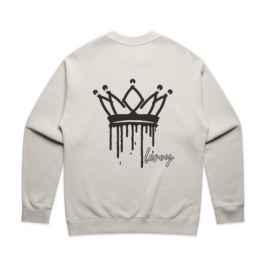 DRIP faded crew sweatshirt