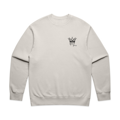 DRIP faded crew sweatshirt