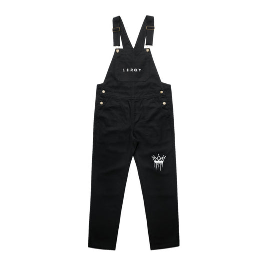 CROWN-DRIP canvas overalls