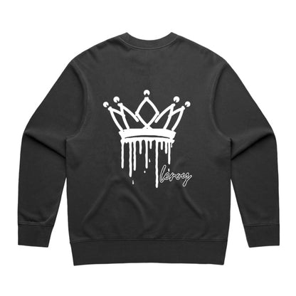 DRIP faded crew sweatshirt