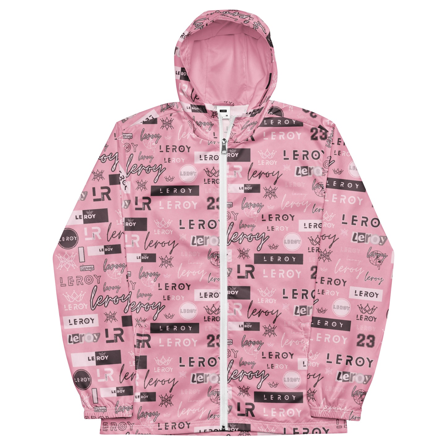 GRAPHITTI hooded windbreaker