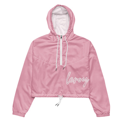 ZIGGY cropped hooded windbreaker