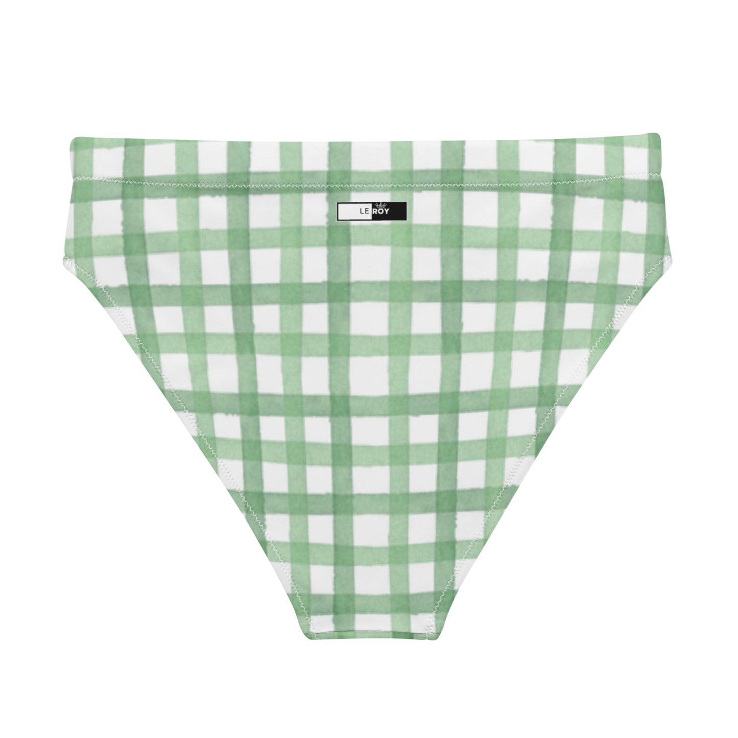 CHECKMATE high-waisted bikini bottom